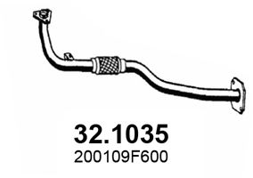 ASSO Труба выхлопного газа 32.1035