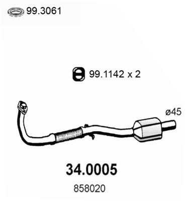 ASSO Катализатор 34.0005