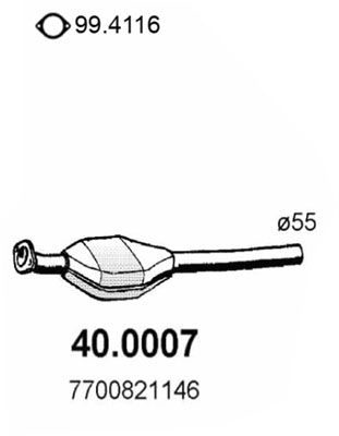 ASSO Катализатор 40.0007