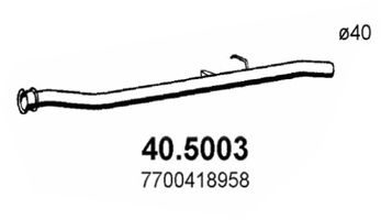 ASSO Труба выхлопного газа 40.5003