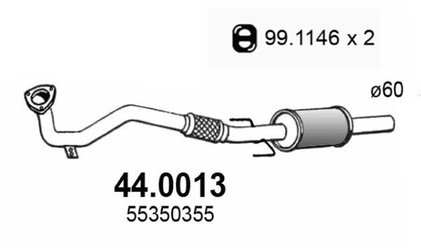 ASSO Katalüsaator 44.0013