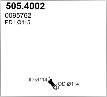 ASSO Flexitoru,väljalskesüsteem 505.4002