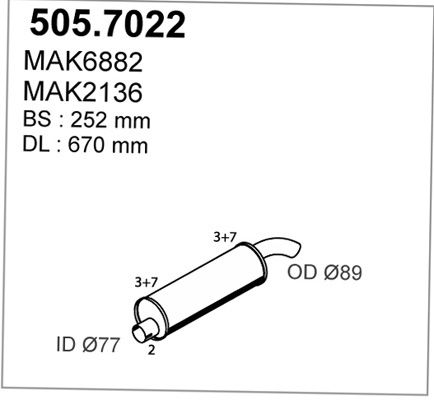 ASSO Kesk-/lõppsummuti 505.7022