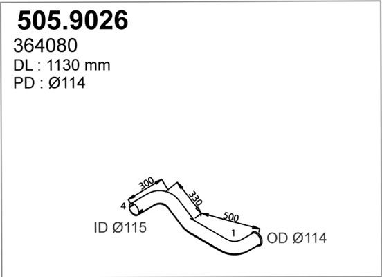 ASSO Heitgaasitoru 505.9026