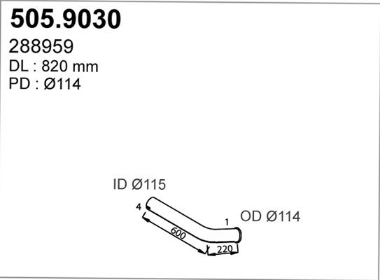 ASSO Heitgaasitoru 505.9030