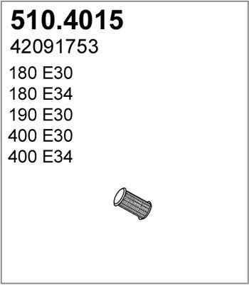 ASSO Flexitoru,väljalskesüsteem 510.4015