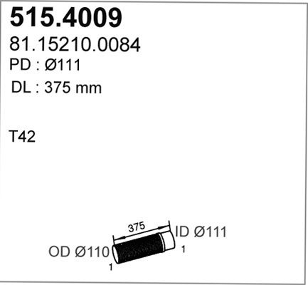 ASSO Flexitoru,väljalskesüsteem 515.4009