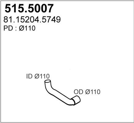 ASSO Heitgaasitoru 515.5007