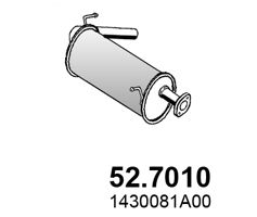 ASSO Глушитель выхлопных газов конечный 52.7010