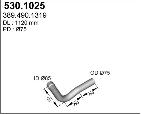 ASSO Heitgaasitoru 530.1025