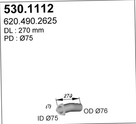 ASSO Heitgaasitoru 530.1112