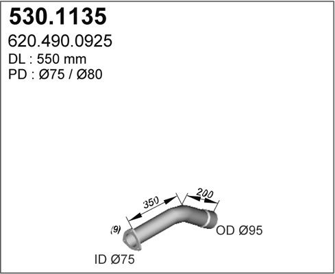 ASSO Heitgaasitoru 530.1135