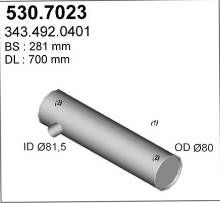 ASSO Kesk-/lõppsummuti 530.7023