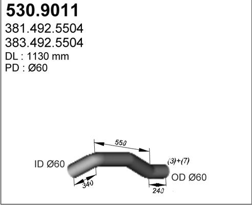 ASSO Heitgaasitoru 530.9011