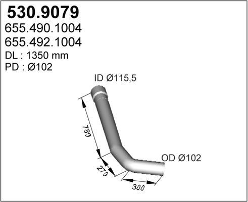 ASSO Heitgaasitoru 530.9079