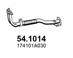ASSO Труба выхлопного газа 54.1014