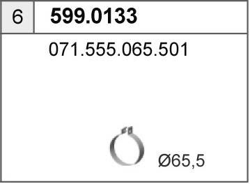 ASSO Montaažikomplekt, summuti 599.0133