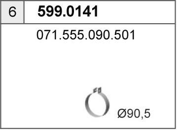 ASSO Montaažikomplekt, summuti 599.0141