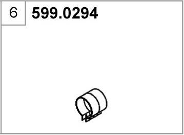 ASSO Монтажный комплект, глушитель 599.0294
