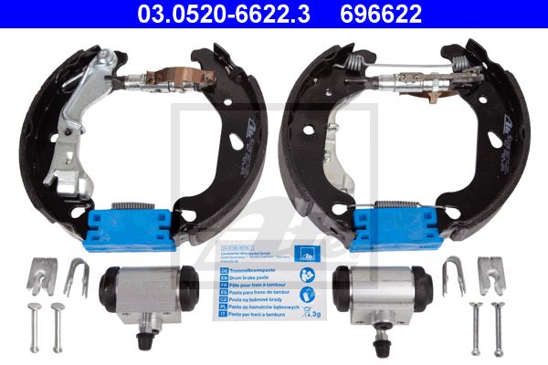 ATE Комплект тормозных колодок 03.0520-6622.3