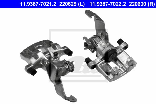 ATE Тормозной суппорт 11.9387-7021.2
