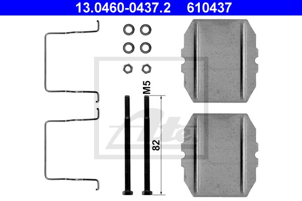 ATE Lisakomplekt, ketaspiduriklotsid 13.0460-0437.2
