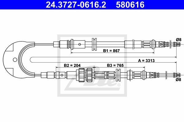 ATE Tross,seisupidur 24.3727-0616.2