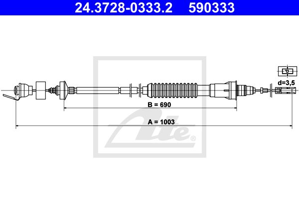 ATE Tross,sidurikasutus 24.3728-0333.2