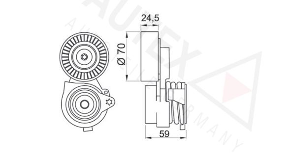 AUTEX Rihmapinguti,soonrihmad 601721