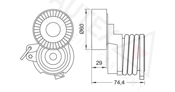 AUTEX Rihmapinguti,soonrihmad 602046