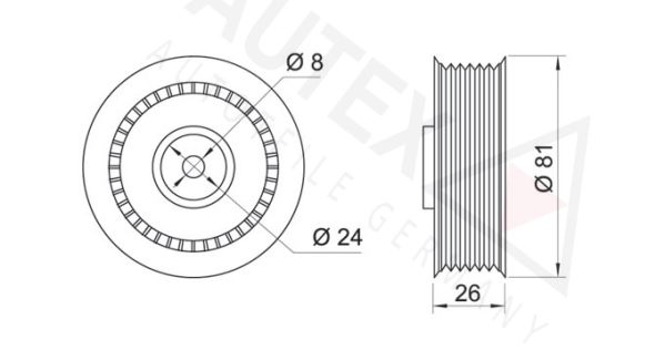 AUTEX Pingutusrull,soonrihm 641029