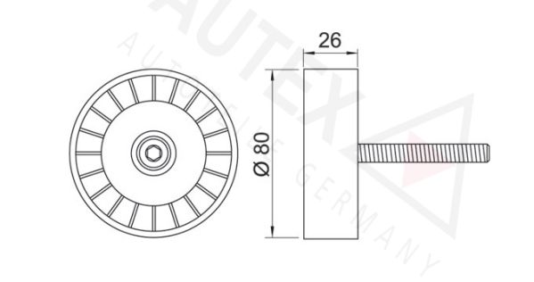 AUTEX Seade-/juhtrull,soonrihm 651349