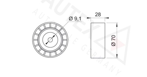 AUTEX Seade-/juhtrull,soonrihm 651477