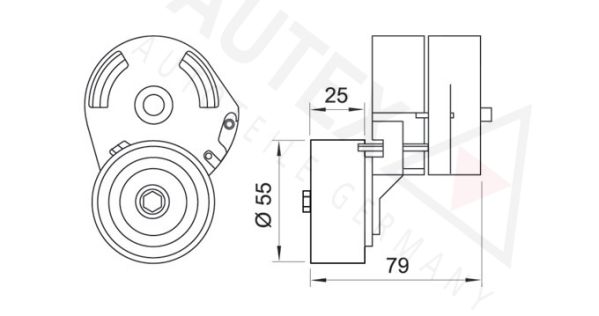 AUTEX Rihmapinguti,soonrihm 654090