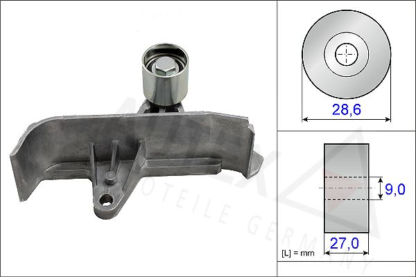 AUTEX Паразитный / Ведущий ролик, зубчатый ремень 654831