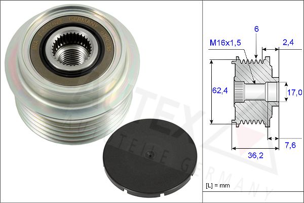 AUTEX Generaatori vabakäik 654852