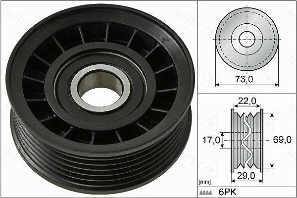 AUTEX Seade-/juhtrull,soonrihm 654911