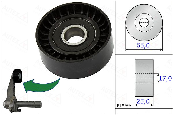 AUTEX Pingutusrull,soonrihm 654980