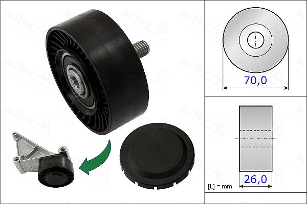 AUTEX Seade-/juhtrull,soonrihm 654984