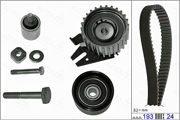 AUTEX Комплект ремня ГРМ 702825