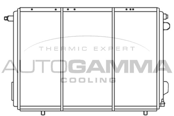 AUTOGAMMA Radiaator,mootorijahutus 100034