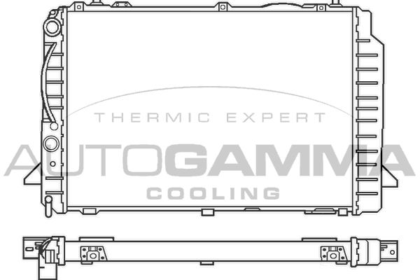 AUTOGAMMA Radiaator,mootorijahutus 100052