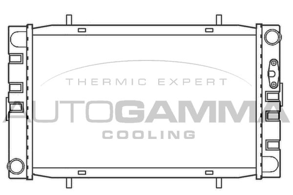 AUTOGAMMA Radiaator,mootorijahutus 100071