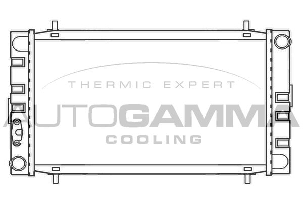 AUTOGAMMA Radiaator,mootorijahutus 100072