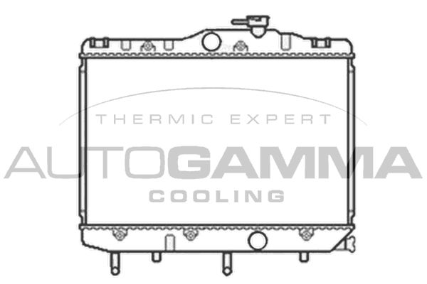 AUTOGAMMA Radiaator,mootorijahutus 101030