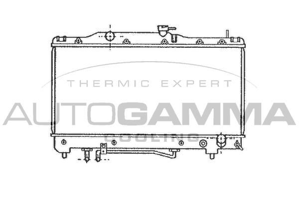 AUTOGAMMA Radiaator,mootorijahutus 101269