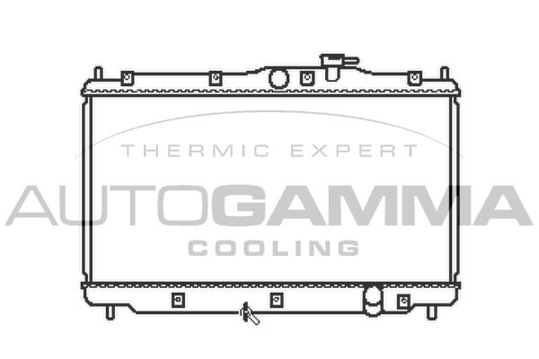 AUTOGAMMA Radiaator,mootorijahutus 101439