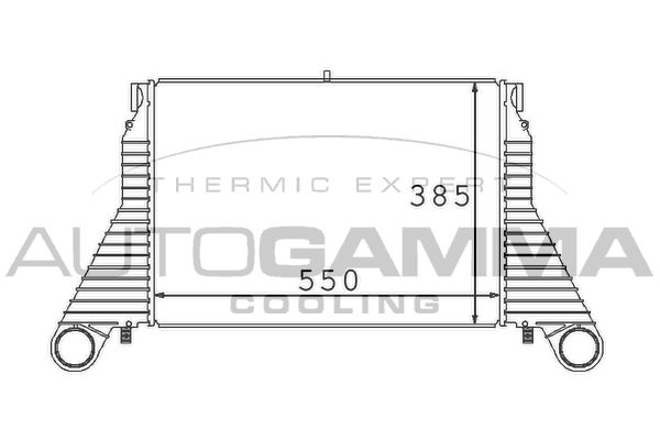 AUTOGAMMA Интеркулер 101474