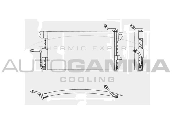 AUTOGAMMA Kondensaator,kliimaseade 101604