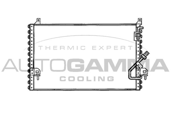 AUTOGAMMA Конденсатор, кондиционер 101727